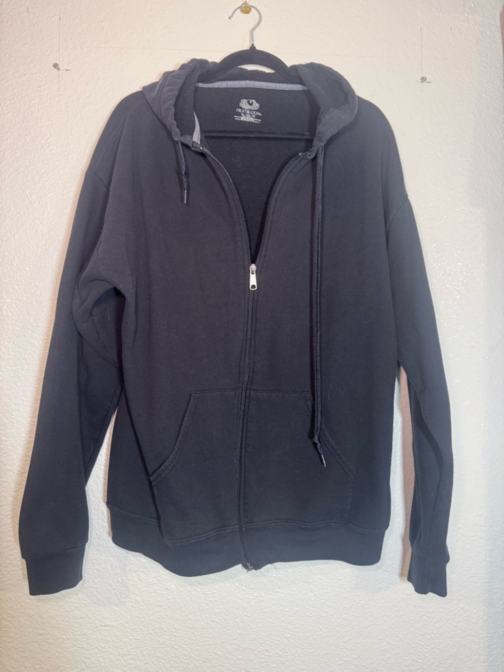 Fruit of the Loom black Crewneck Sweatshirt